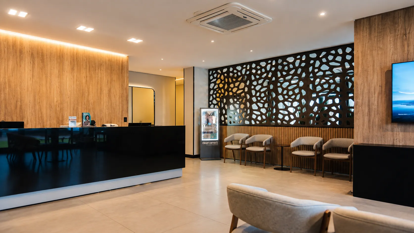 Espaço de atendimento da OralClin